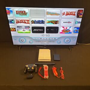 Nintendo Wii 1TB HDMI Red Wii Mote Black Wireless Controller +/Accessories